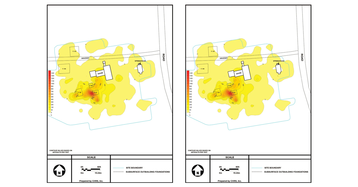 Map Artifact Concentrations