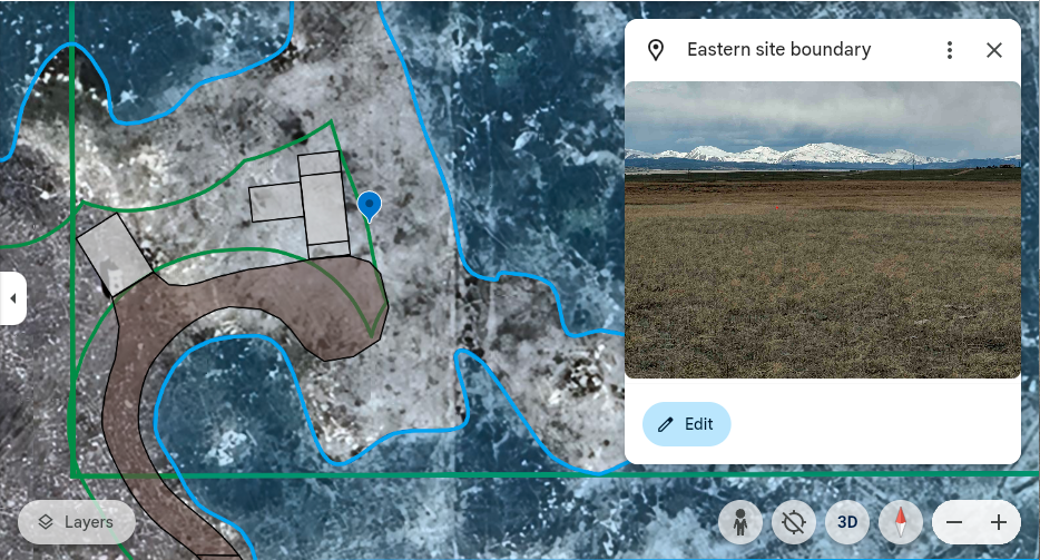 GE_Pin_Image New home build site with image marker in Google Earth